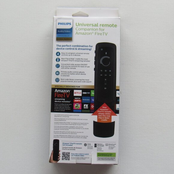 Philips 4 Device Elite Plus Universal Companion Remote For Amazon Fire TV - Picture 2 of 4